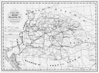 1. A Széchenyi javaslathoz tartozó átnézeti térkép (Forrás: Gróf Széchenyi István minden írása/Logod Bt)